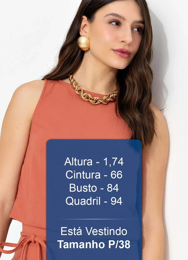 You Premium - Regata em Viscose Terracota 5