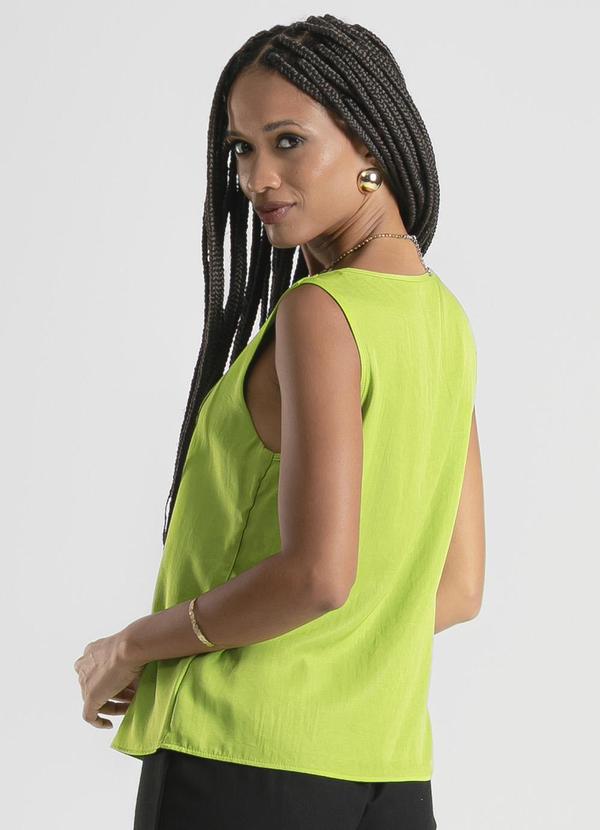 Cativa - Regata em Viscose Verde Claro 2