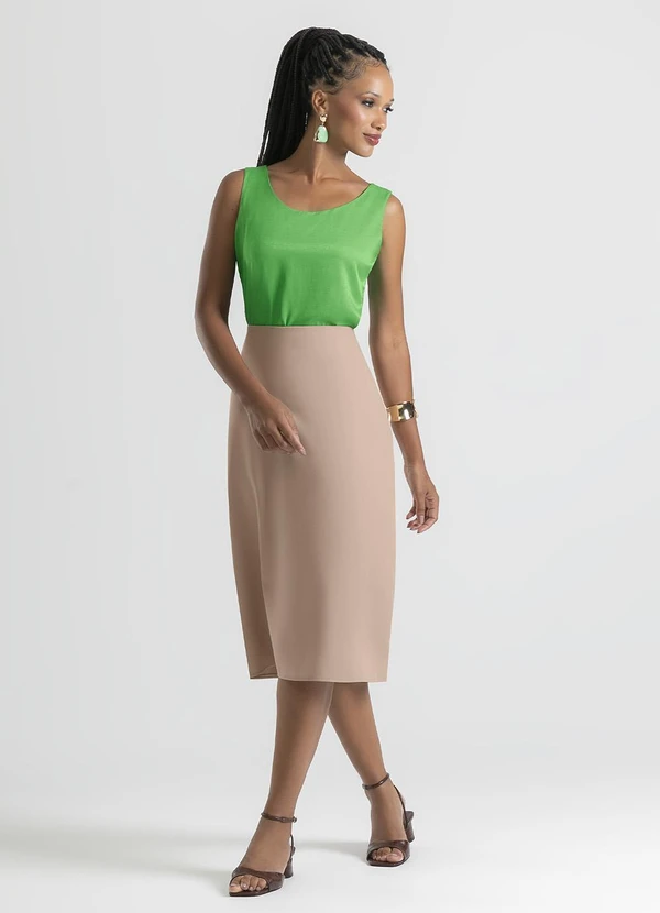 Cativa - Regata em Viscose Verde 3