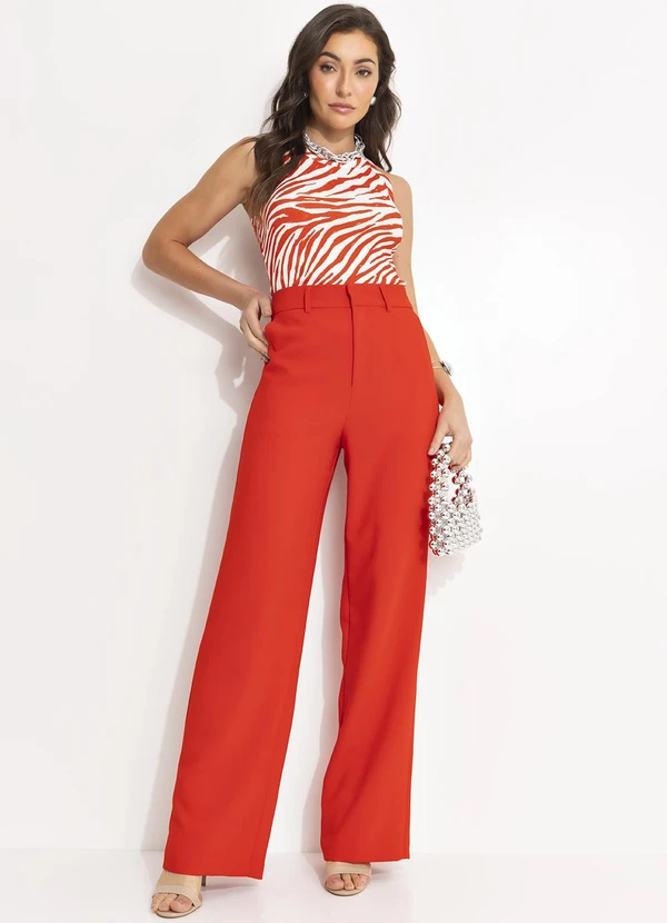 Colcci - Regata Estampada Vermelho 3