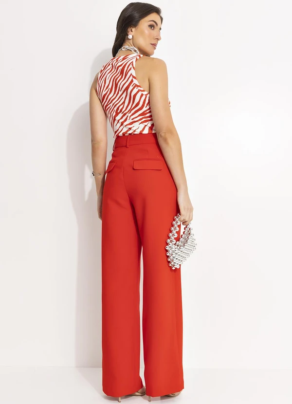 Colcci - Regata Estampada Vermelho 4