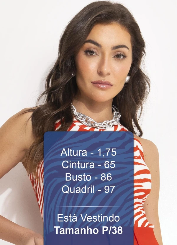 Colcci - Regata Estampada Vermelho 5