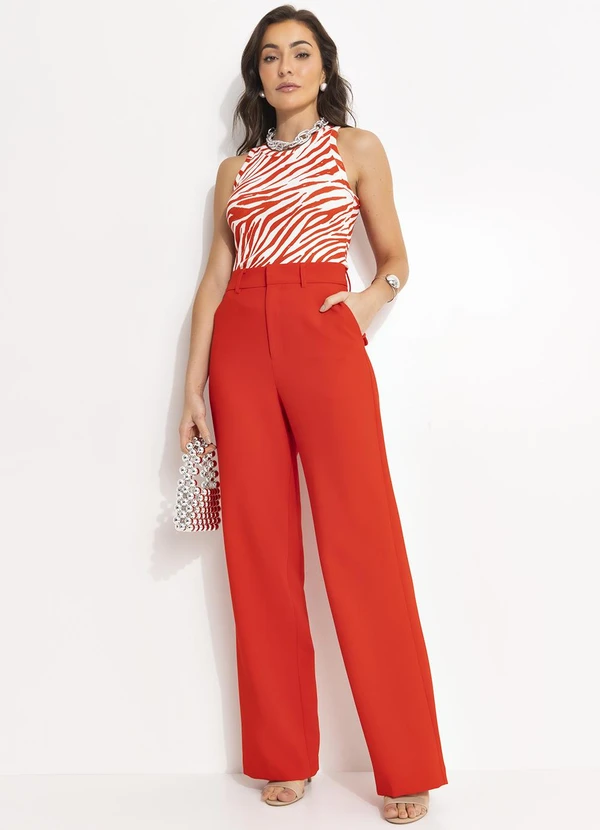 Colcci - Regata Estampada Vermelho 6