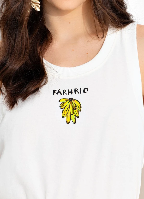 Farm - Regata Farmrio Banana Off White 6