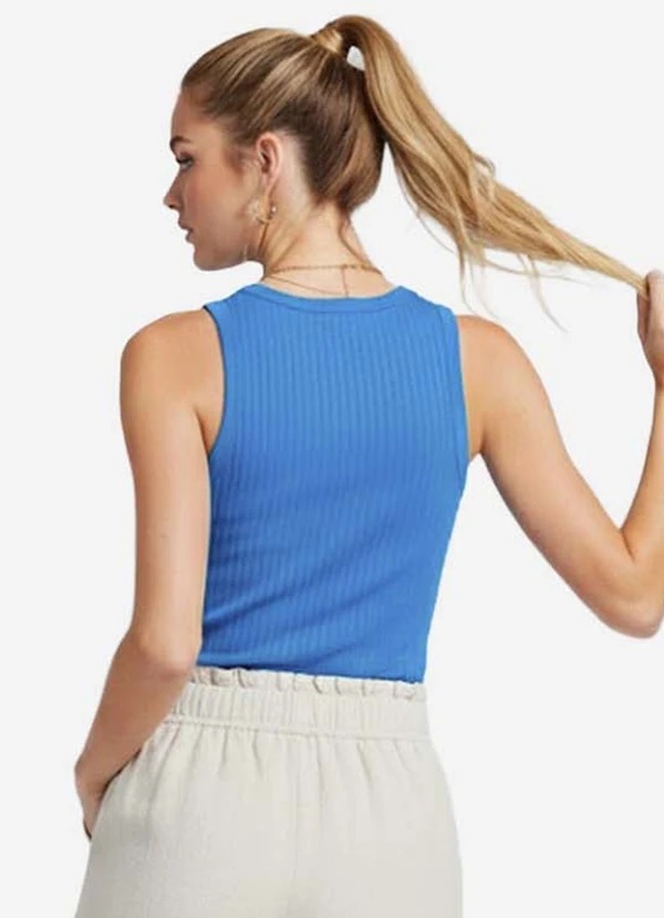 Infinita Cor - Regata Feminina Adulto Canelada Azul 2