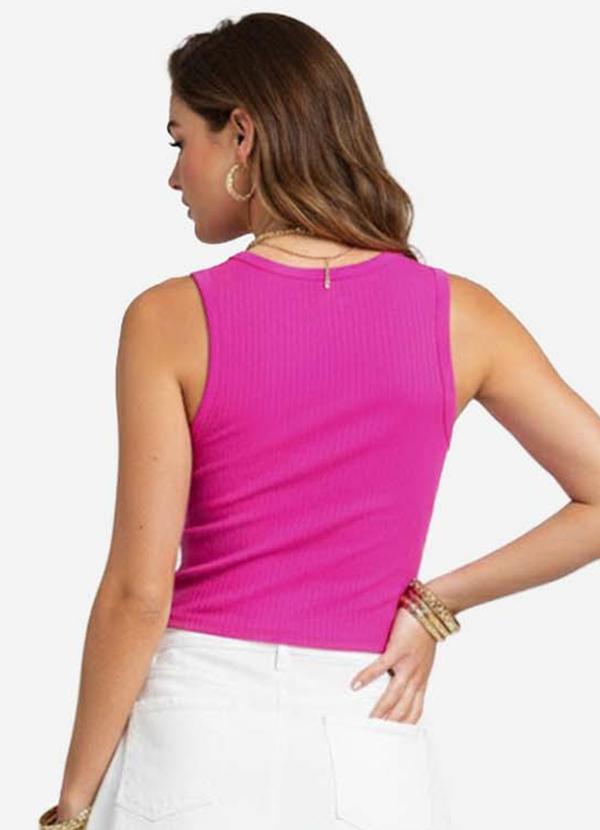 Infinita Cor - Regata Feminina Adulto Canelada Rosa 2