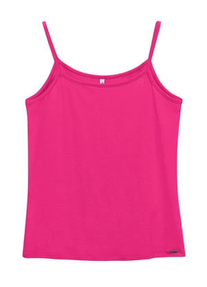 Marialícia - Regata Feminina Alça Fina Básica Rosa - MARIALÍCIA