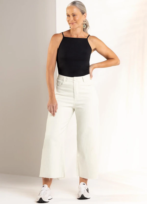 Marialícia - Regata Feminina Alca Fina Preto 2