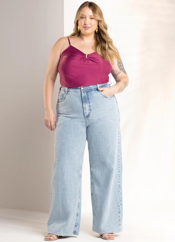 Marialícia - Regata Feminina Alcas Finas Rosa 2