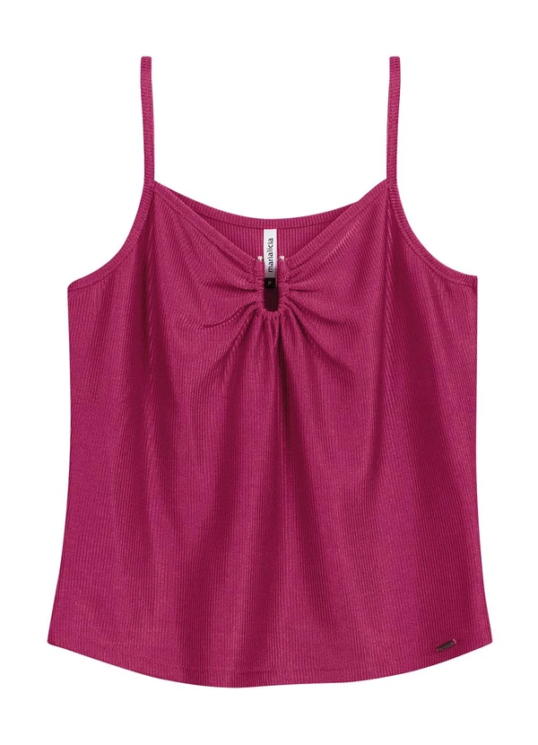 Marialícia - Regata Feminina Alcas Finas Rosa 4