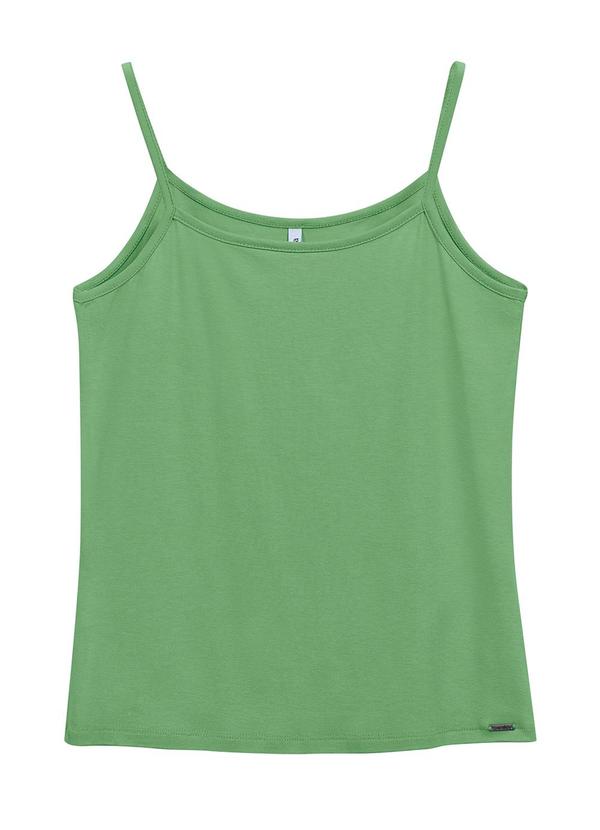 Marialícia - Regata Feminina Alças Finas Verde 3
