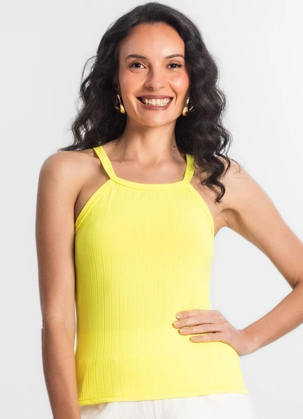 Infinita Cor - Regata Feminina Amarelo