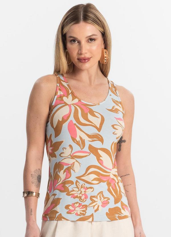 Select - Regata Feminina Azul