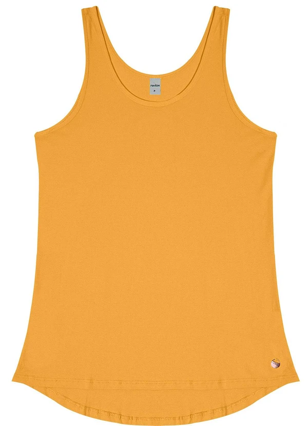 Rovitex - Regata Feminina Básica Amarelo