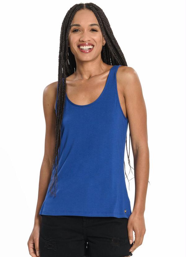 Rovitex - Regata Feminina Básica Azul