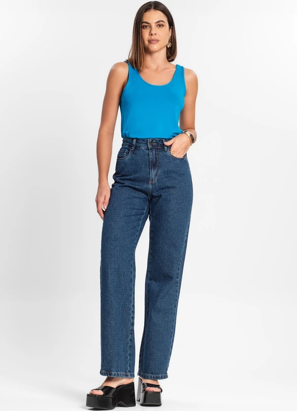 Rovitex - Regata Feminina Básica Azul 3