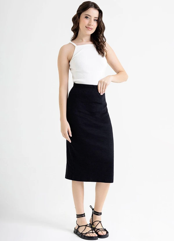 Just Basic - Regata Feminina Básica em Ribana Off White 3