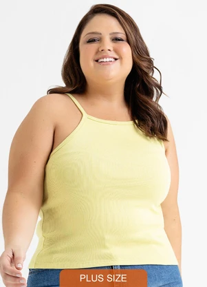 Just Basic - Regata Feminina Básica em Ribana Verde - JUST BASIC