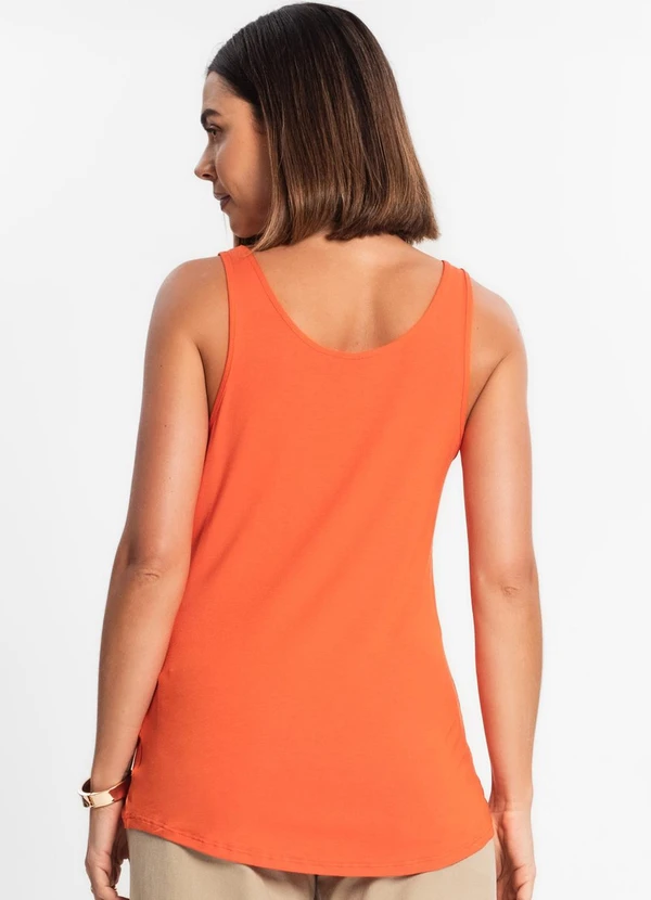 Rovitex - Regata Feminina Básica Laranja 2