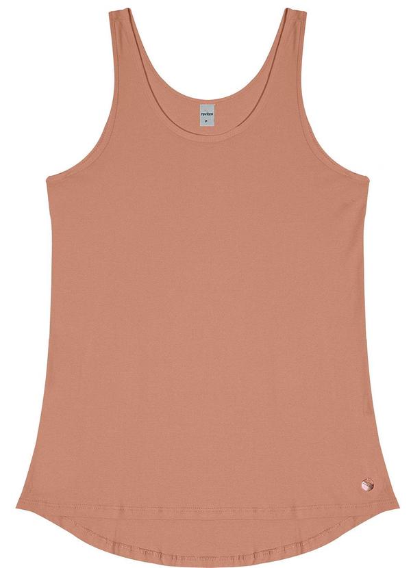 Rovitex - Regata Feminina Básica Marrom