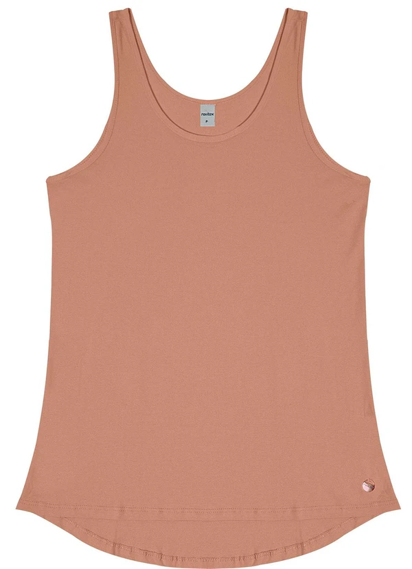 Rovitex - Regata Feminina Básica Marrom 1