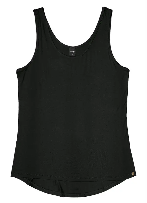 Rovitex - Regata Feminina Básica Preto 4