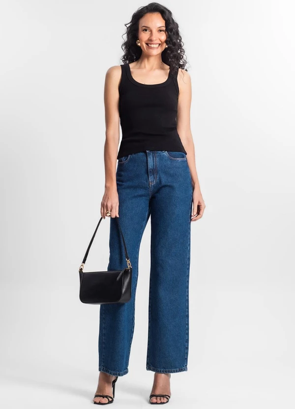 Rovitex - Regata Feminina Básica Preto 3