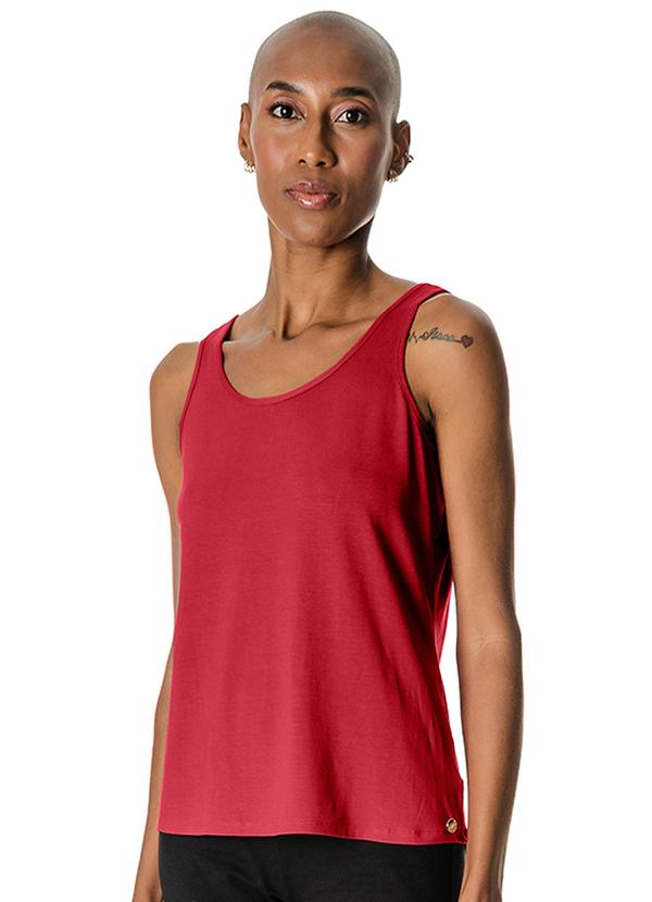 Rovitex - Regata Feminina Básica Vermelho
