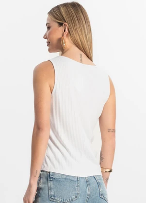 Select - Regata Feminina Branco - SELECT
