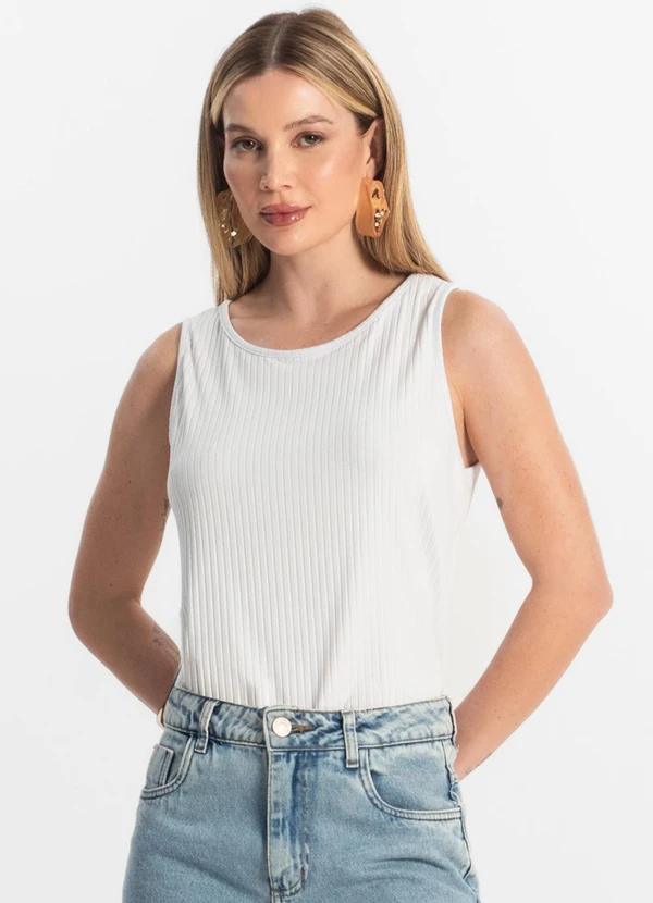 Select - Regata Feminina Branco