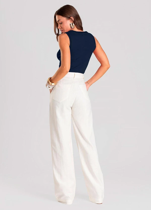 Dianna - Regata Feminina Canelada Azul 2