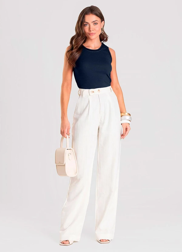 Dianna - Regata Feminina Canelada Azul 3