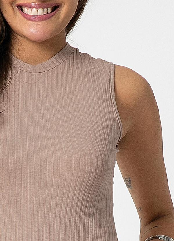 Habana - Regata Feminina Canelada Básica Preto 3