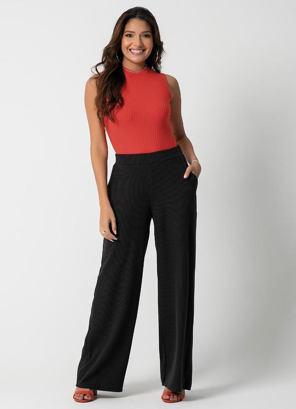 Habana - Regata Feminina Canelada Básica Vermelho 2