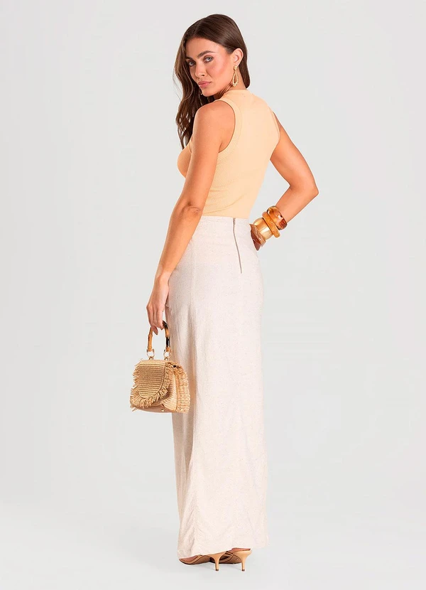 Dianna - Regata Feminina Canelada Laranja 2