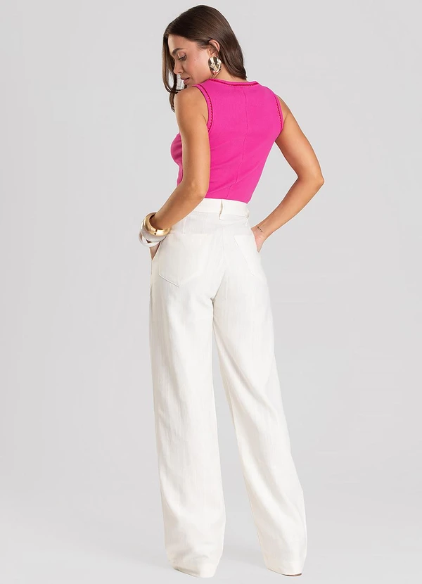 Dianna - Regata Feminina Canelada Rosa 4