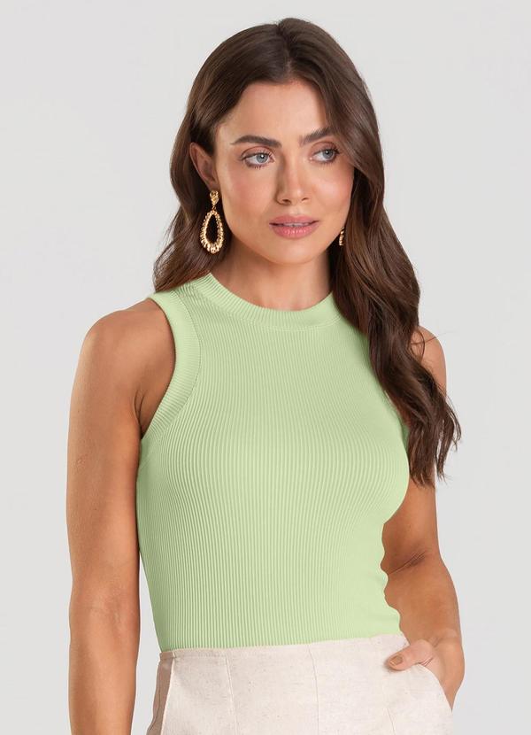 Dianna - Regata Feminina Canelada Verde 1