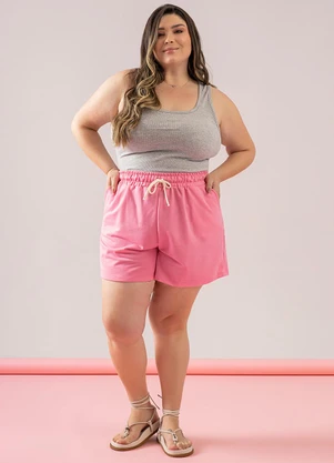 Just Basic - Regata Feminina Cinza - JUST BASIC