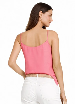Infinita Cor - Regata Feminina com Alças Finas Laranja - INFINITA COR
