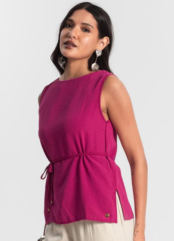 Rovitex - Regata Feminina com Amarração Rosa 4