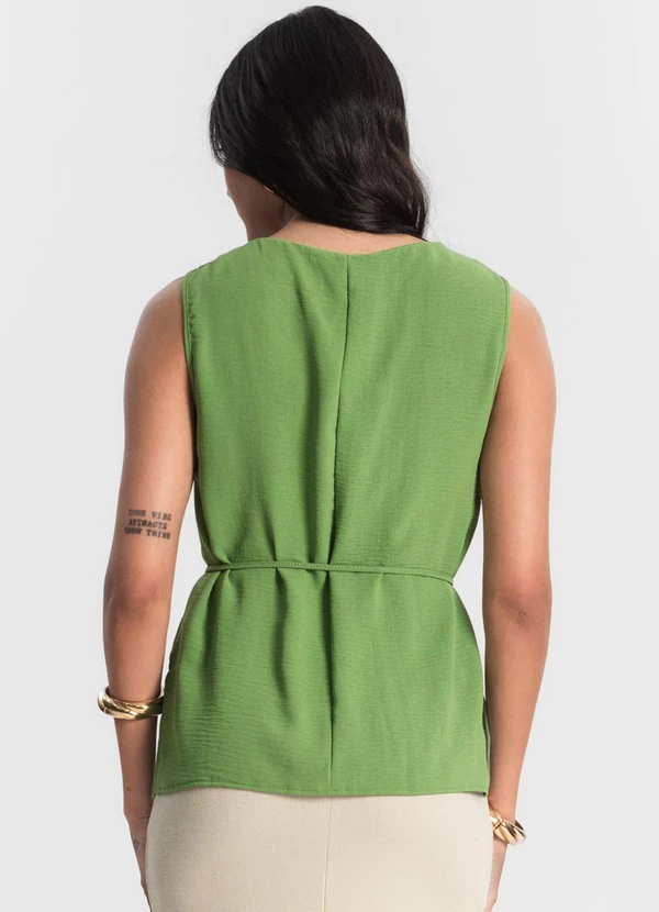 Rovitex - Regata Feminina com Amarração Verde 2