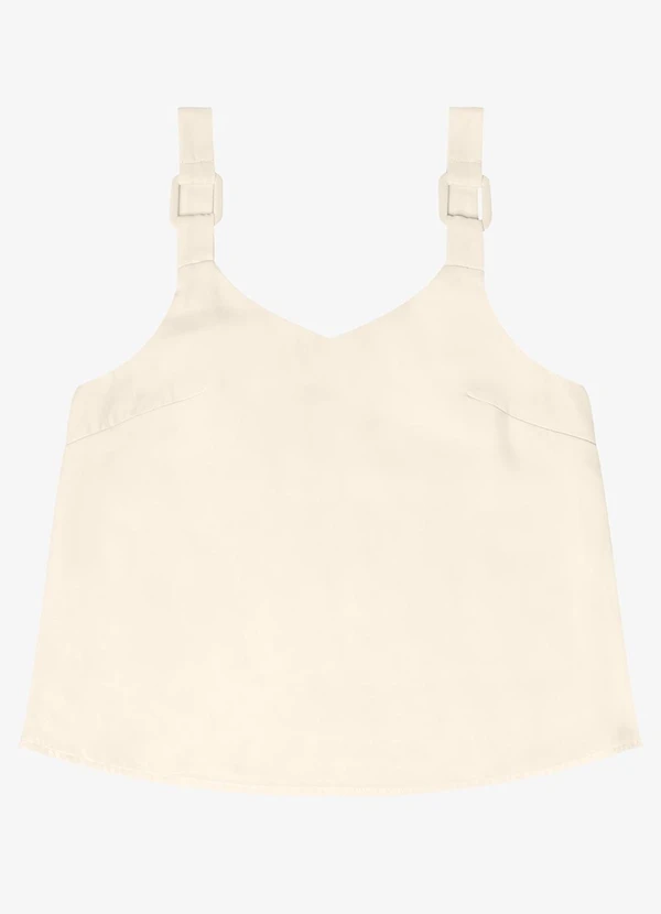 Endless - Regata Feminina com Detalhes Bege 3