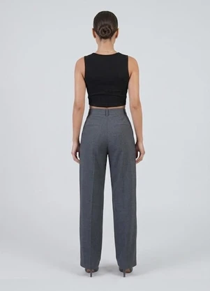 Infinita Cor - Regata Feminina com Friso Preto - INFINITA COR