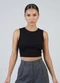 Infinita Cor - Regata Feminina com Friso Preto - variação: Preto