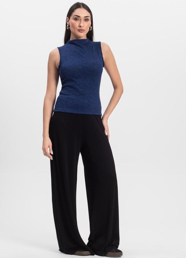 Infinita Cor - Regata Feminina com Gola Azul 3