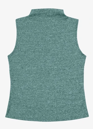 Infinita Cor - Regata Feminina com Gola Verde - INFINITA COR