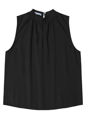 Endless - Regata Feminina Curta com Gola Preto - ENDLESS