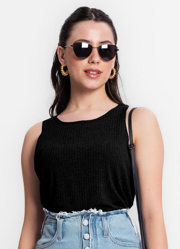 Select - Regata Feminina da Linha Preto