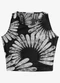 Endless - Regata Feminina de Linho com Lastex Costas Preto - variação: Preto
