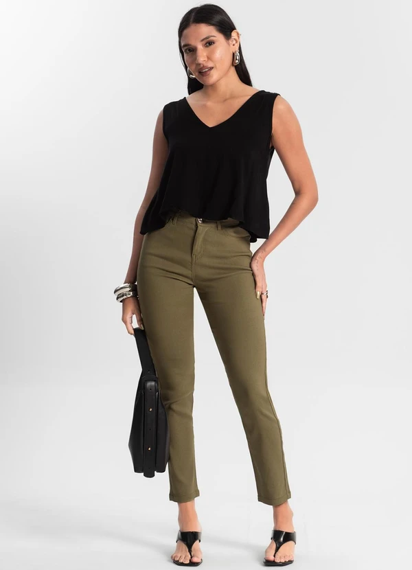 Rovitex - Regata Feminina de Viscose Preto 3